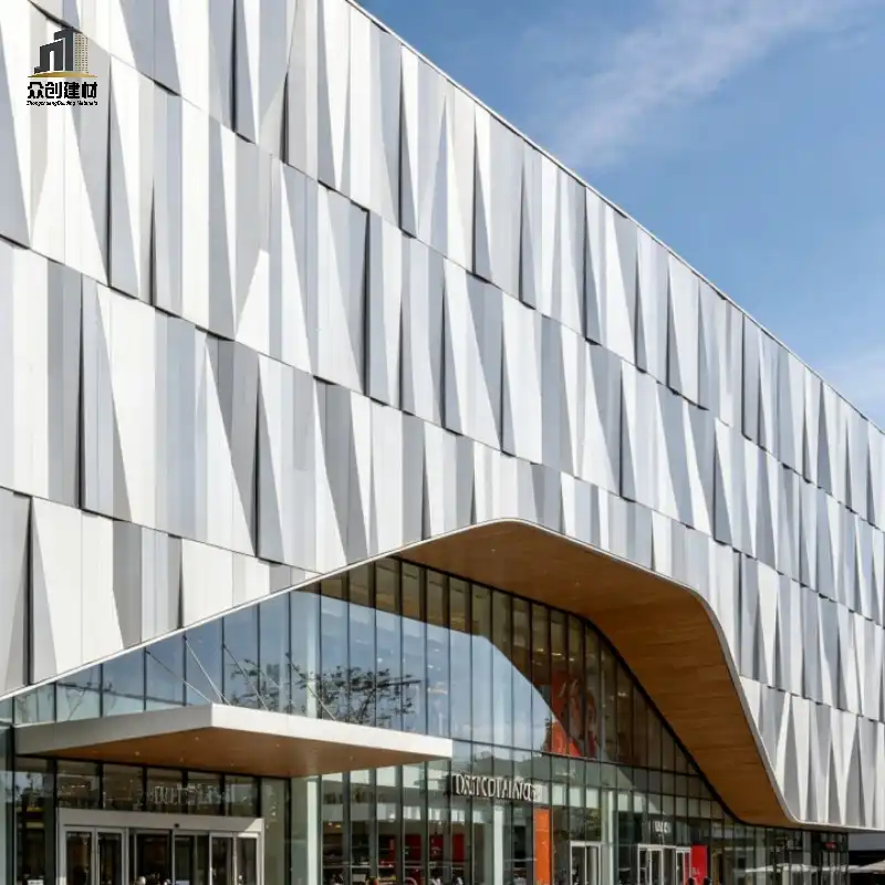 Faceted Aluminum Facade Panels